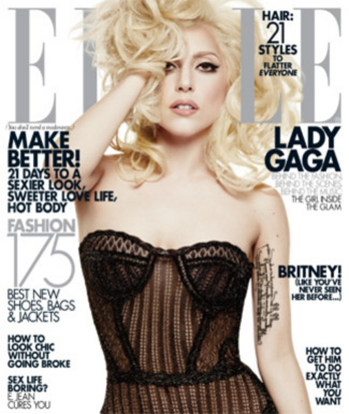 Lady Gaga Photoshoot Elle. Lady Gaga - Elle January 2010